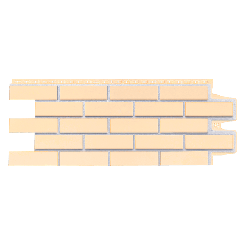 Фасадная панель Grand Line Design Клинкерный кирпич Бежевый шов 7006