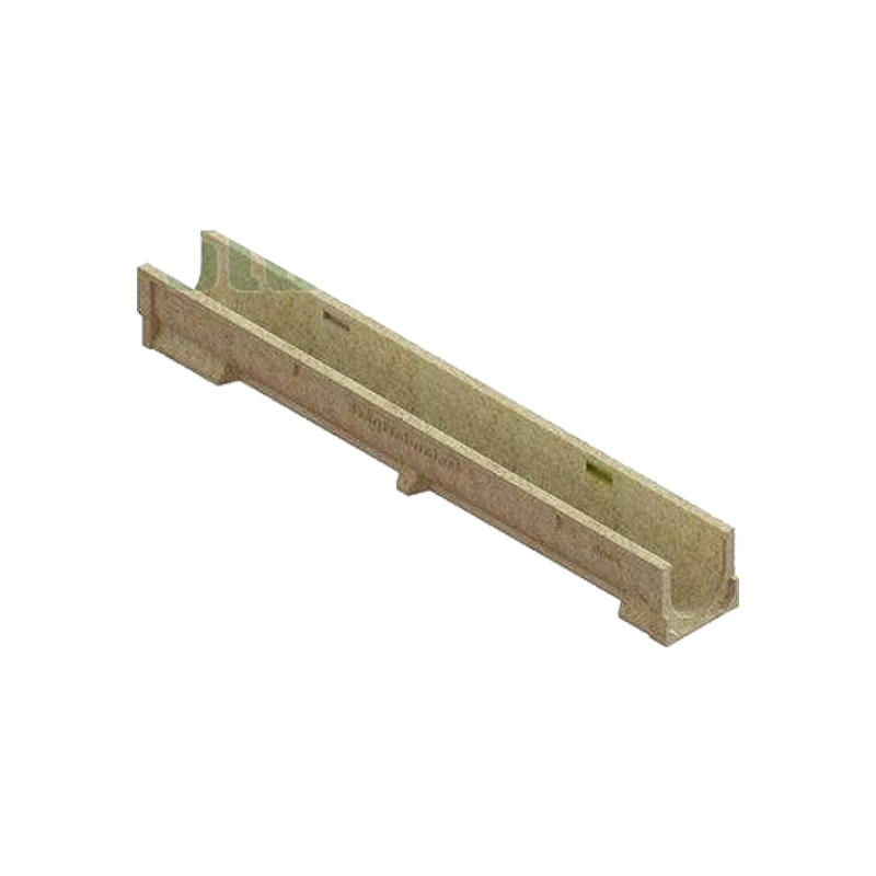 Канал (лоток) водоотводный ЛВ-10.14.13 CompoMax Basic DN100 полимербетонный 1000x138 мм H125 7000 Standartpark