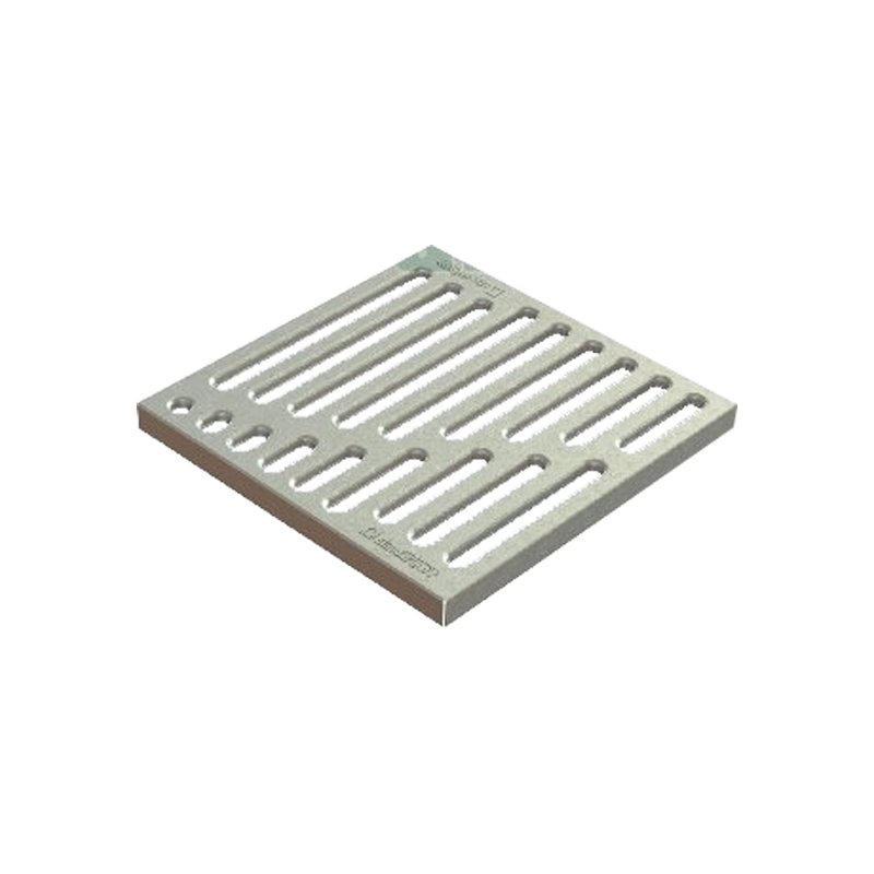 Решетка водоприемная Basic штампованная стальная оцинкованная 280x280 мм 33104 Standartpark