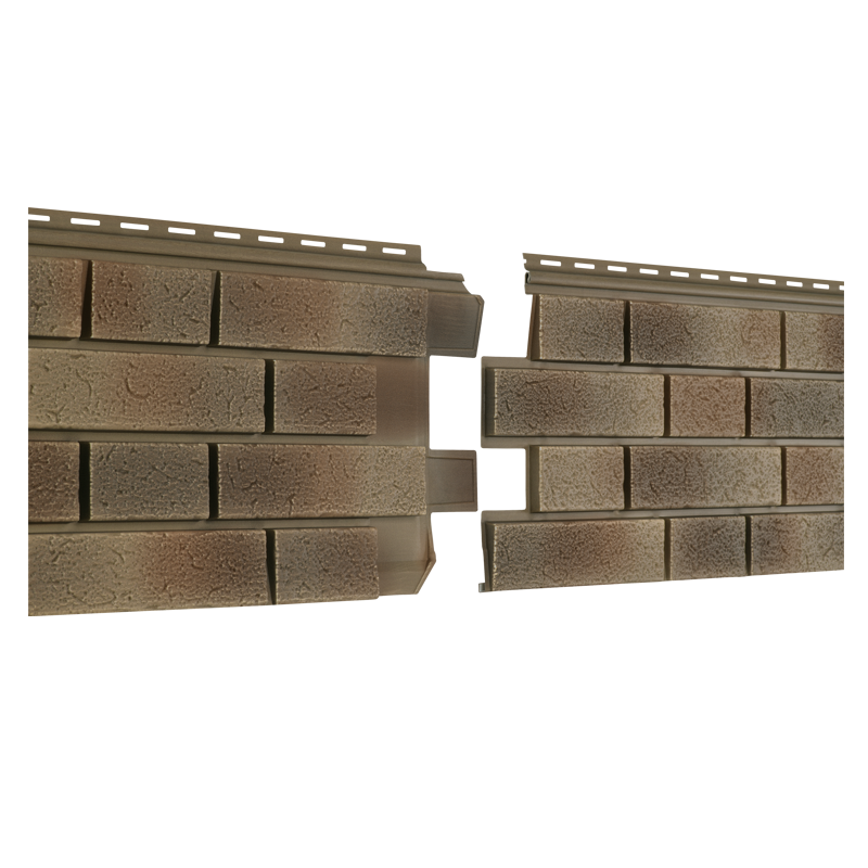 Фасадная панель Ю-Пласт StoneHouse S-Lock Клинкер Нордик Песок со скидкой в Санкт-Петербурге 