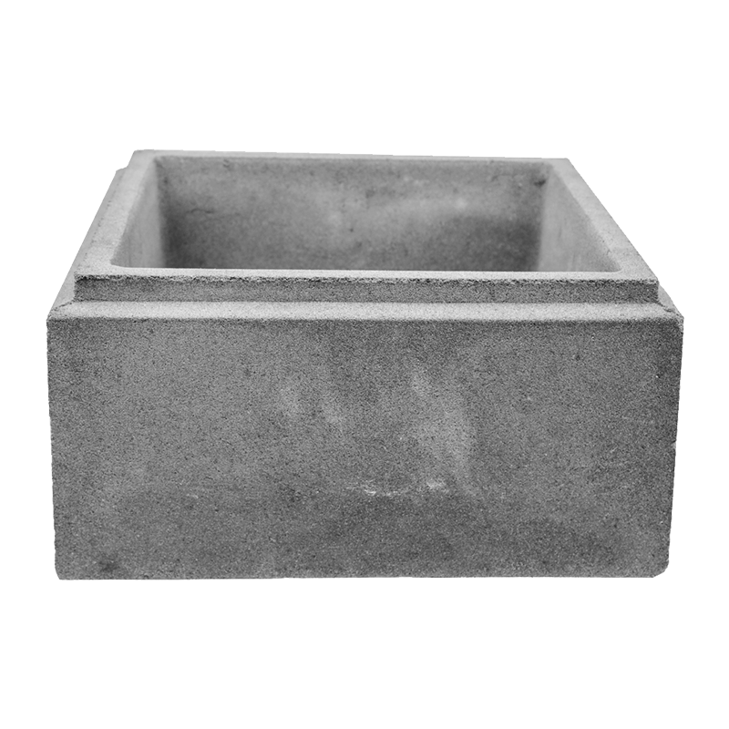 Блок столба фактура гладкая БС-40 4Бастион 400x400x200 мм под покраску со скидкой в Санкт-Петербурге