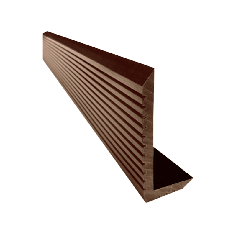 Профиль угловой Вечное Дерево SLIM/Стандарт ДПК мелкий вельвет Палисандр, 70x30 3000 мм