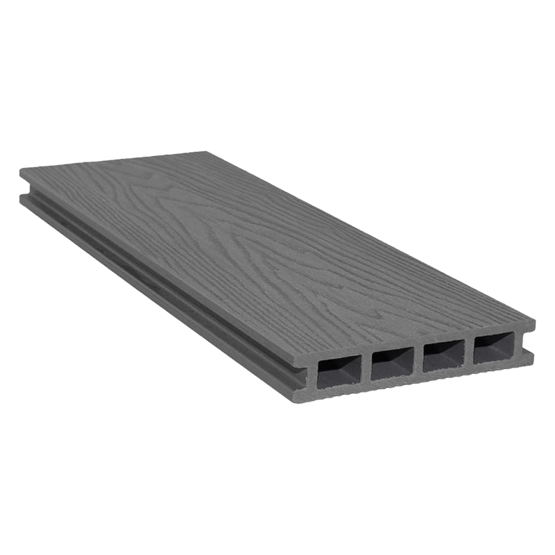 Террасная доска пустотелая CM Decking VINTAGE ДПК Эбен, 4000x140x25 мм