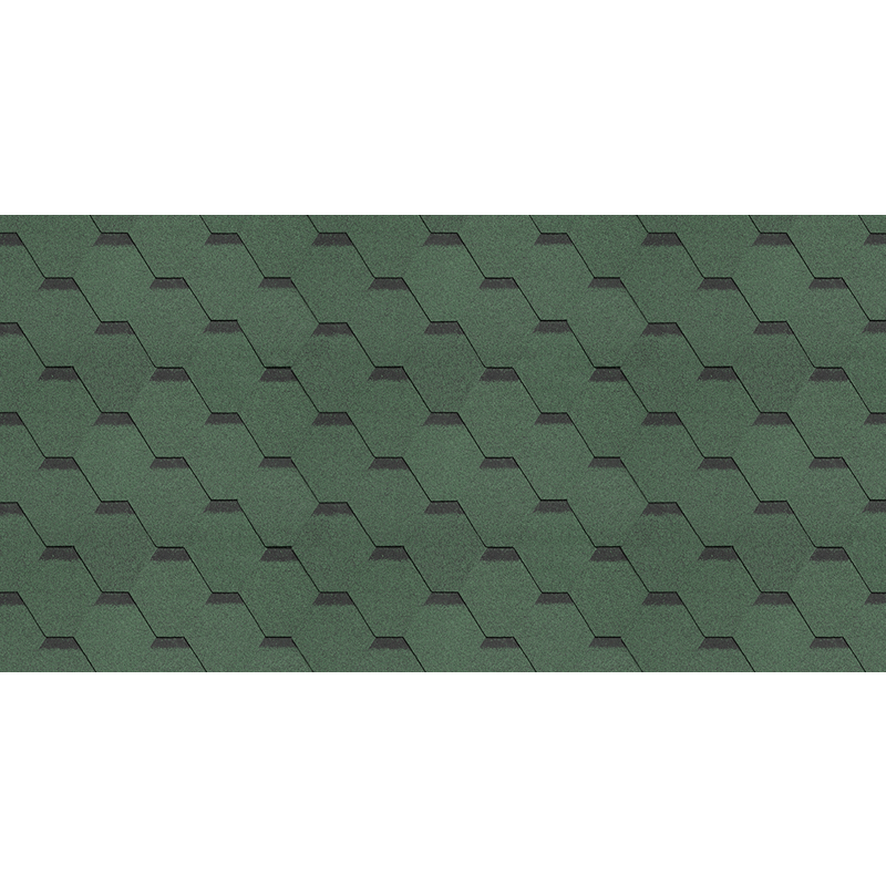 Гибкая черепица Shinglas ТехноНИКОЛЬ Кадриль Соната Нефрит 3 м²