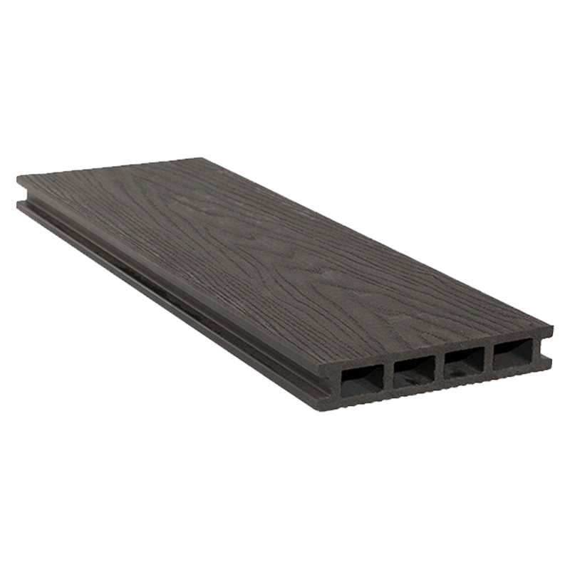 Террасная доска пустотелая CM Decking VINTAGE ДПК Чёрное дерево, 4000x140x25 мм