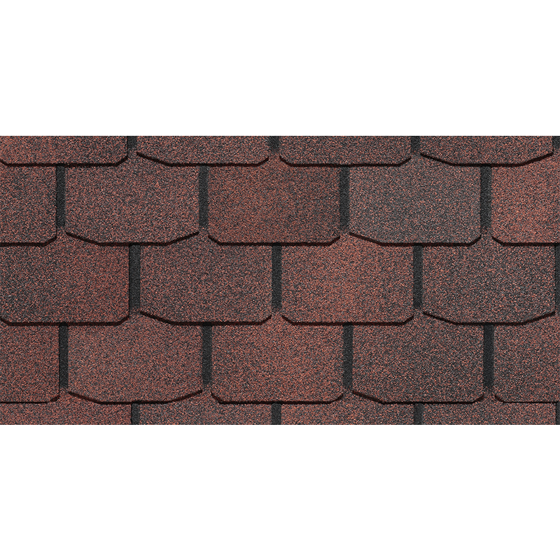 Гибкая черепица Docke PIE PREMIUM Цюрих Чили SBS-битум 3,1 м²